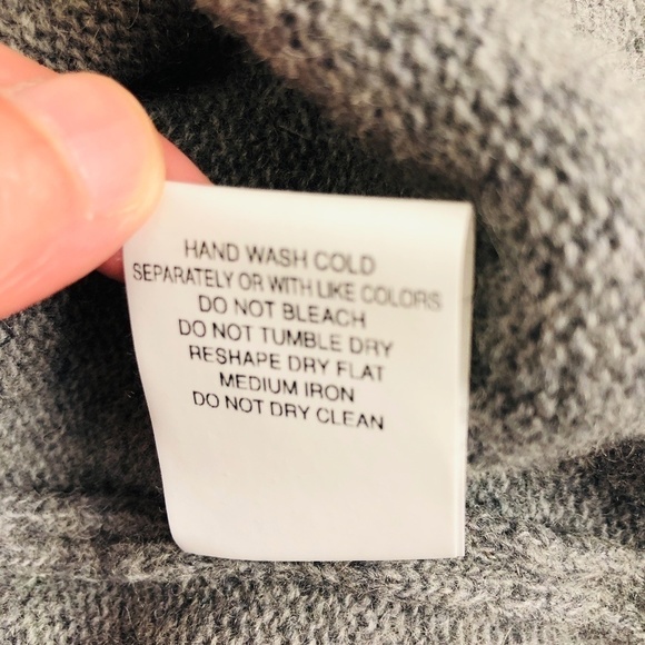 Chiaramente Long Line Wool Blend Open Front Sweater Cardigan S - Picture 6 of 6